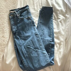 Levi’s mile high super skinny jeans